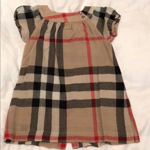 Burberry 3Y Check Shift Dress